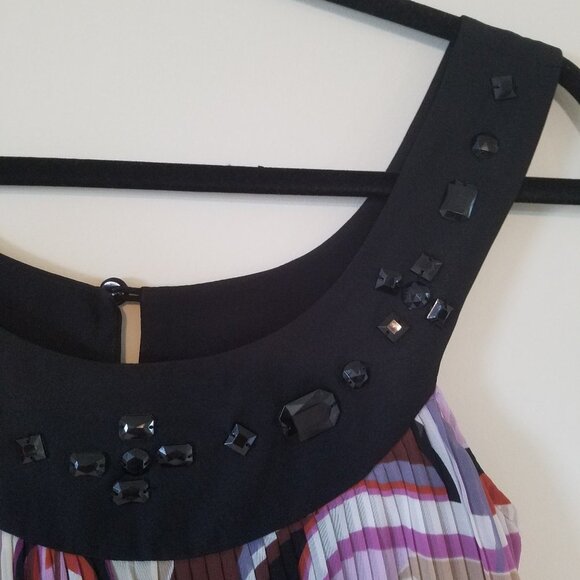 Eyeshadow retro pleated dress sz S - Picture 5 of 7